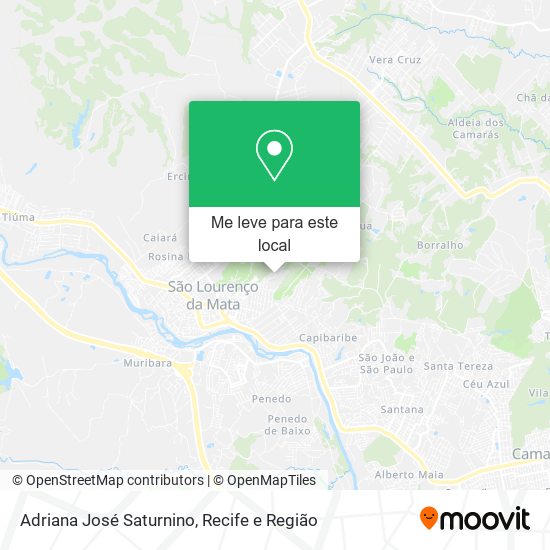 Adriana José Saturnino mapa