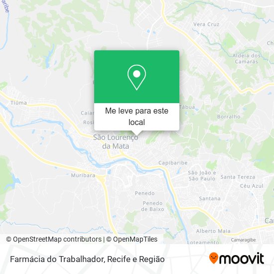 Farmácia do Trabalhador mapa