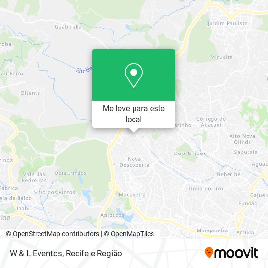 W & L Eventos mapa