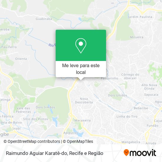 Raimundo Aguiar Karatê-do mapa