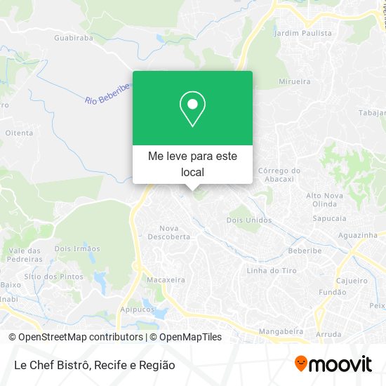 Le Chef Bistrô mapa