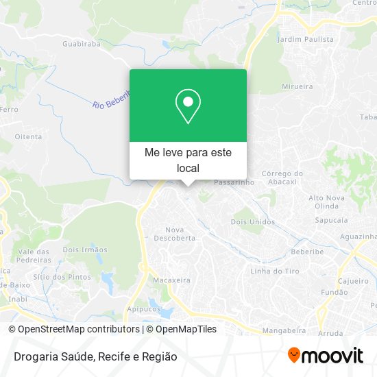 Drogaria Saúde mapa