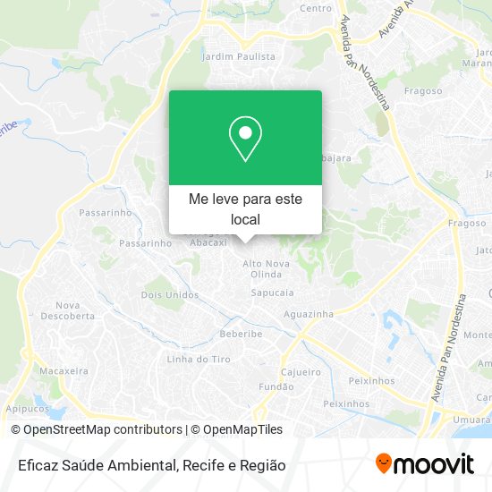 Eficaz Saúde Ambiental mapa