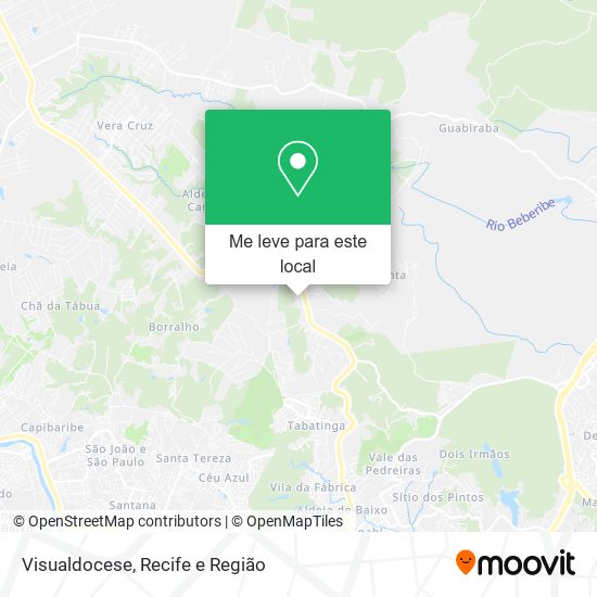 Visualdocese mapa