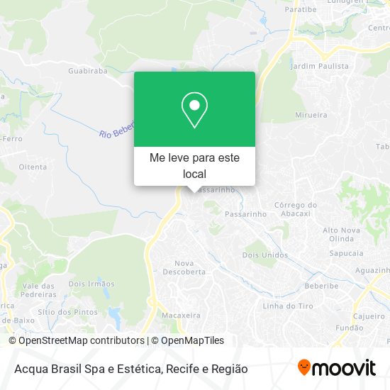 Acqua Brasil Spa e Estética mapa