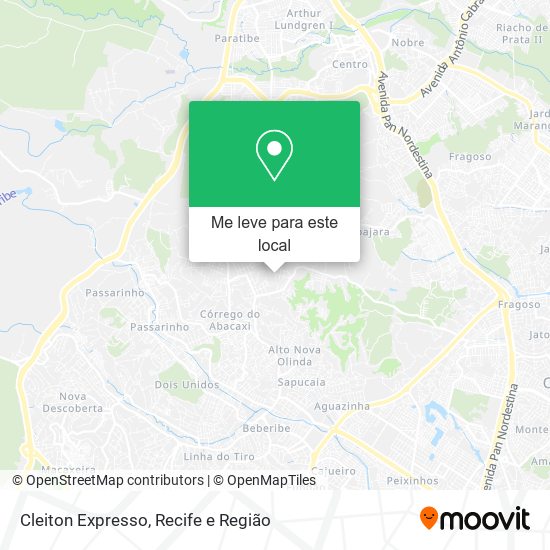 Cleiton Expresso mapa