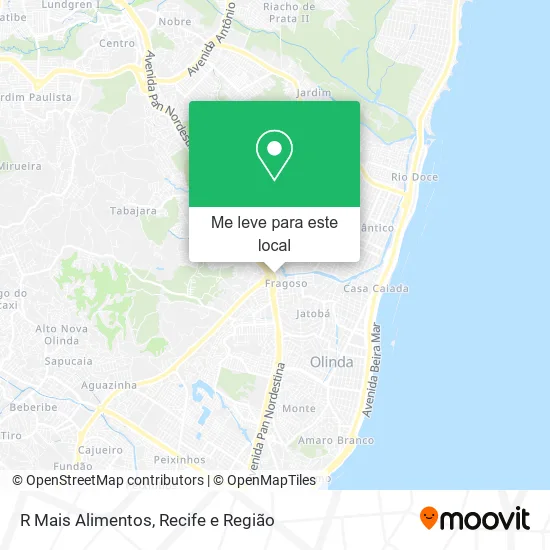 R Mais Alimentos mapa
