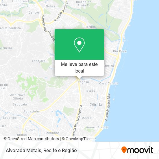 Alvorada Metais mapa