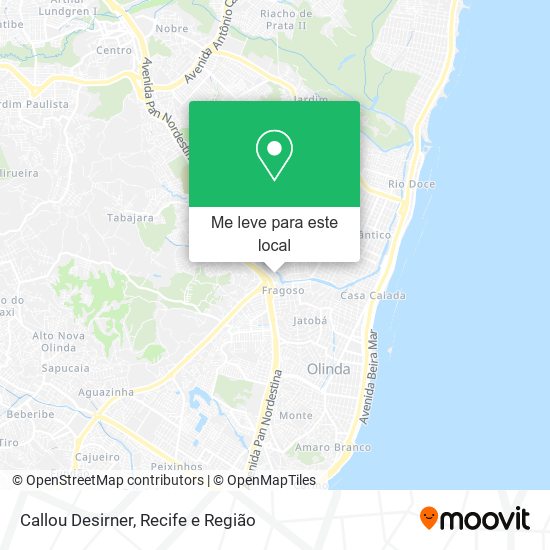 Callou Desirner mapa