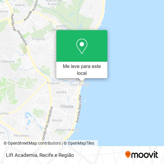 Lift Academia mapa