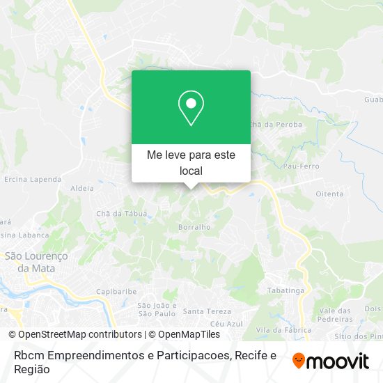 Rbcm Empreendimentos e Participacoes mapa