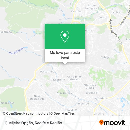 Queijeira Opção mapa