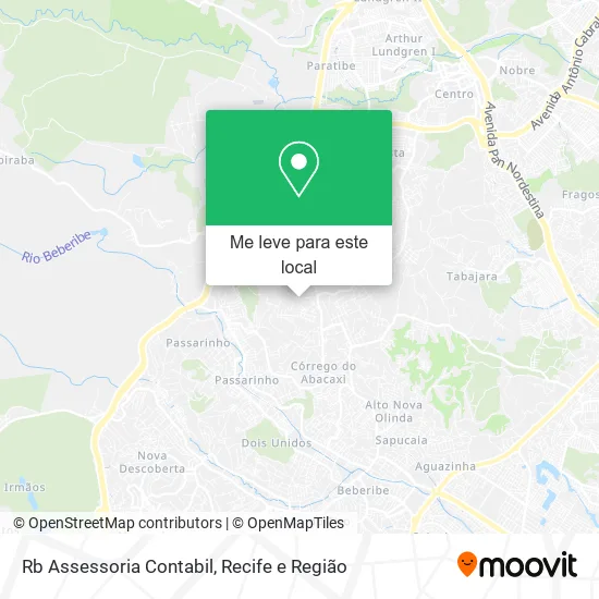 Rb Assessoria Contabil mapa
