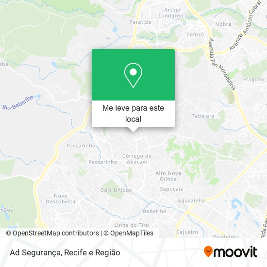 Ad Segurança mapa