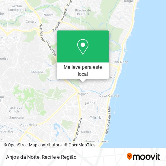 Anjos da Noite mapa