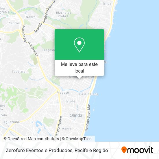 Zerofuro Eventos e Producoes mapa