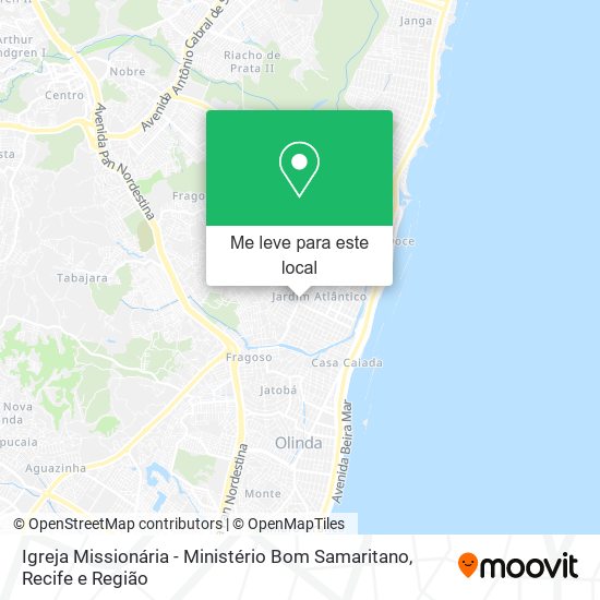 Igreja Missionária - Ministério Bom Samaritano mapa