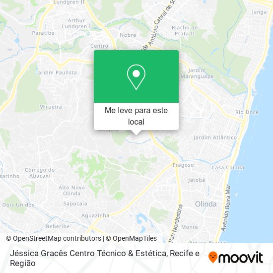 Jéssica Gracês Centro Técnico & Estética mapa