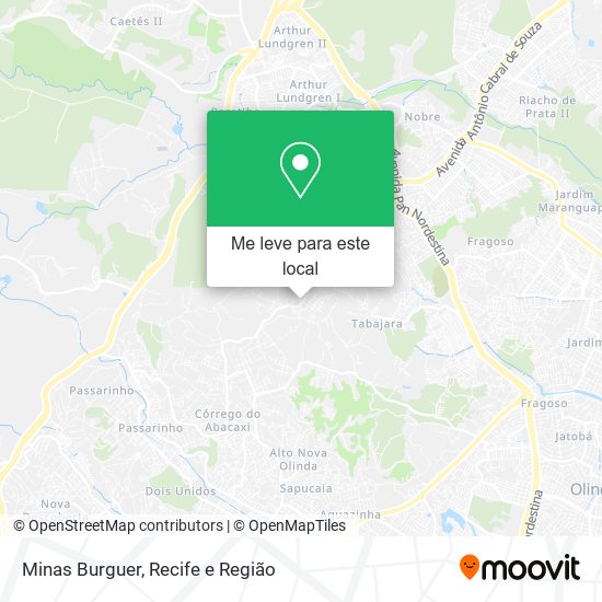 Minas Burguer mapa