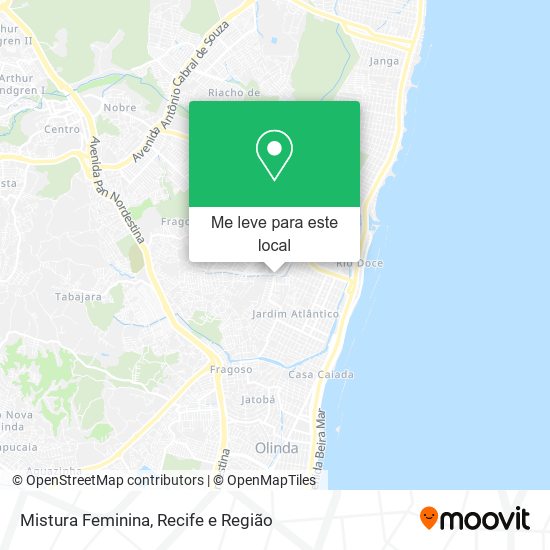 Mistura Feminina mapa