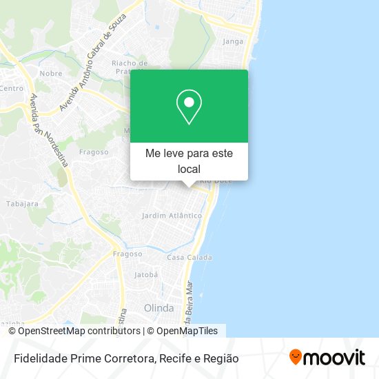 Fidelidade Prime Corretora mapa