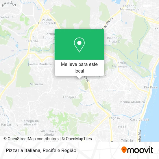 Pizzaria Italiana mapa