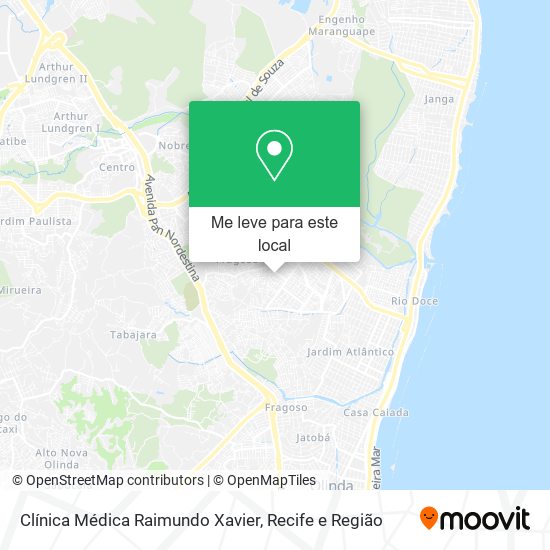 Clínica Médica Raimundo Xavier mapa