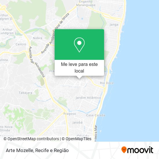 Arte Mozelle mapa
