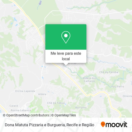 Dona Matuta Pizzaria e Burgueria mapa