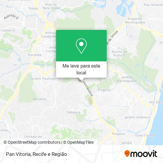 Pan Vitoria mapa