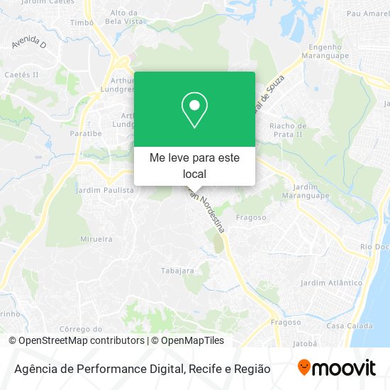 Agência de Performance Digital mapa