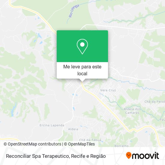 Reconciliar Spa Terapeutico mapa