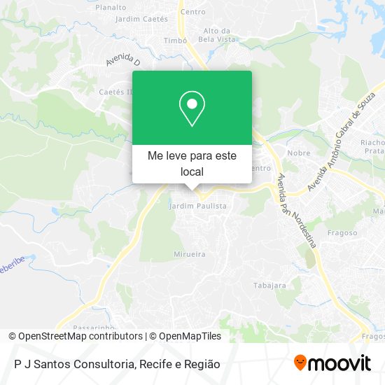 P J Santos Consultoria mapa