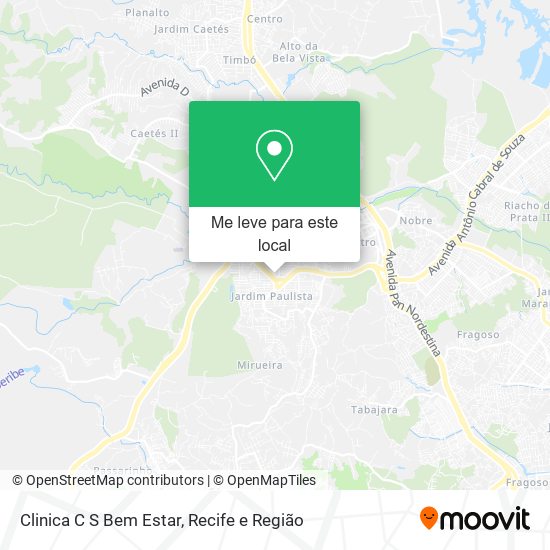 Clinica C S Bem Estar mapa