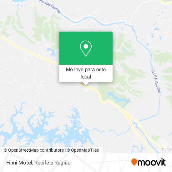 Finni Motel mapa