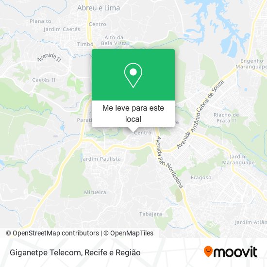 Giganetpe Telecom mapa