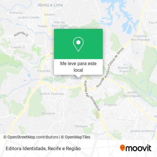 Editora Identidade mapa