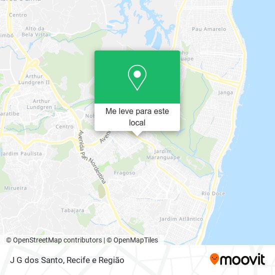 J G dos Santo mapa