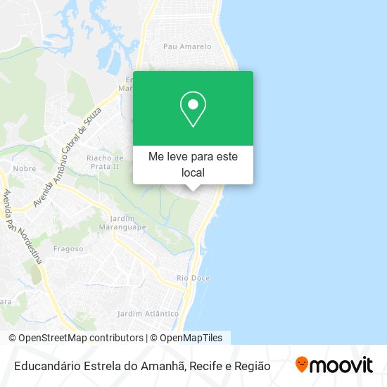 Educandário Estrela do Amanhã mapa