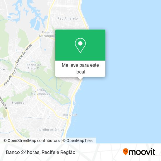 Banco 24horas mapa