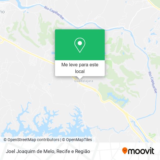 Joel Joaquim de Melo mapa