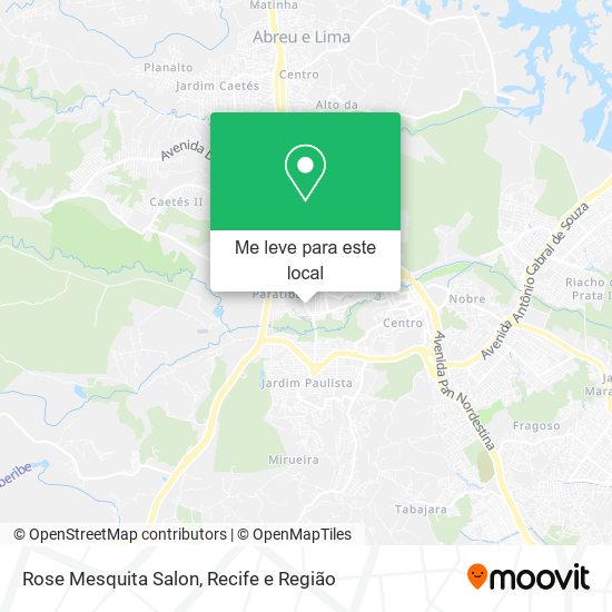 Rose Mesquita Salon mapa