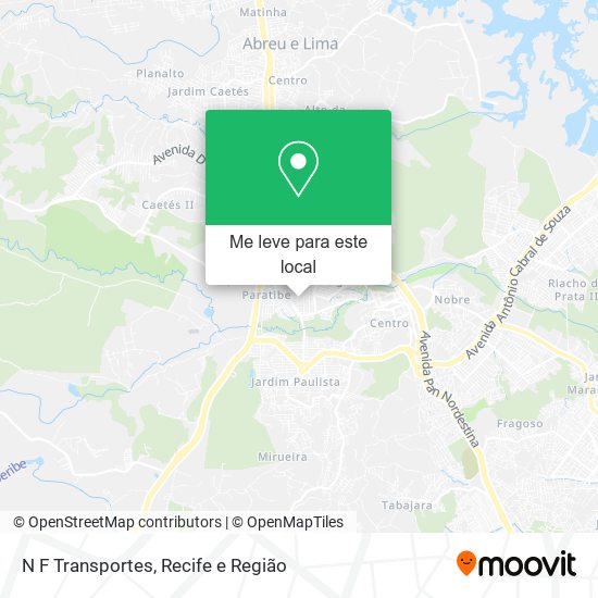 N F Transportes mapa