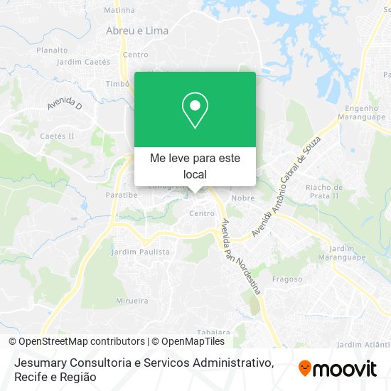 Jesumary Consultoria e Servicos Administrativo mapa