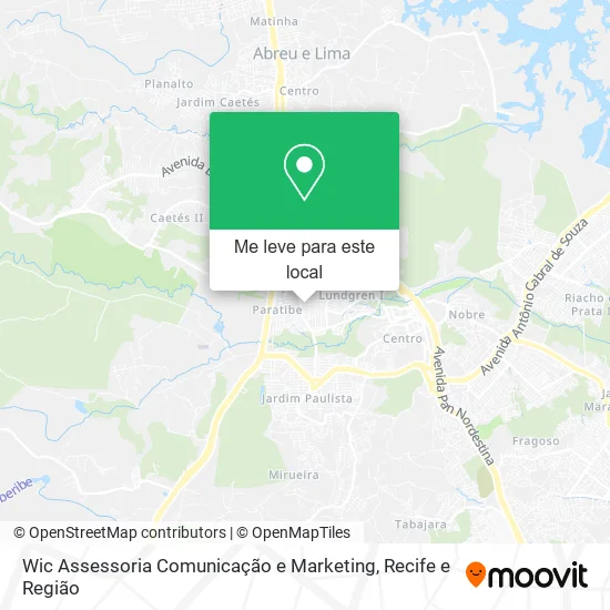 Wic Assessoria Comunicação e Marketing mapa