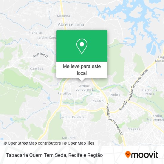 Tabacaria Quem Tem Seda mapa