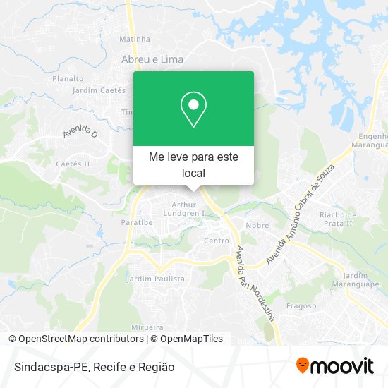 Sindacspa-PE mapa