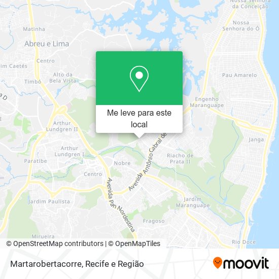 Martarobertacorre mapa