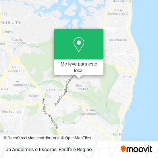 Jn Andaimes e Escoras mapa