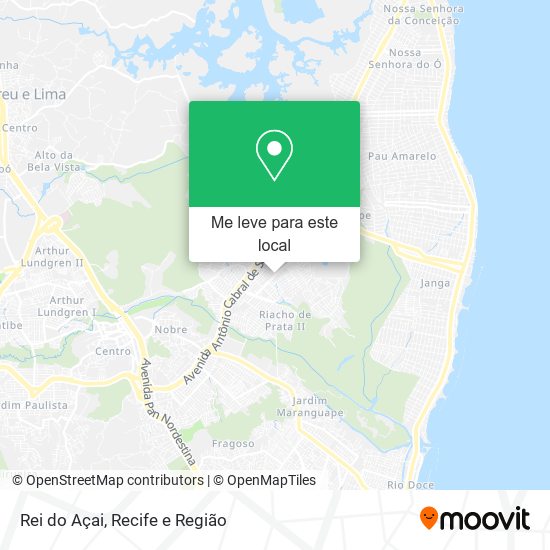 Rei do Açai mapa